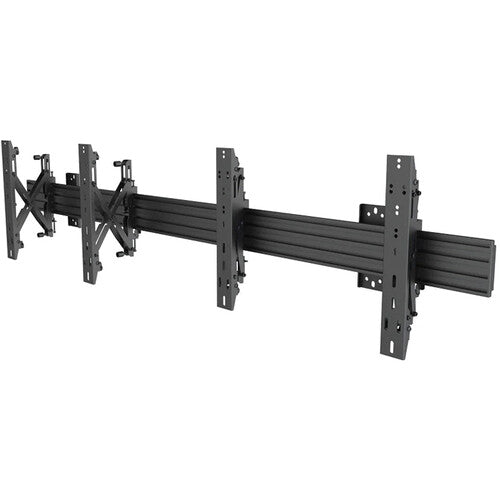 Mount-It! PRO 2 x 1 Video Wall Mount with Push-In Pop-Out Brackets