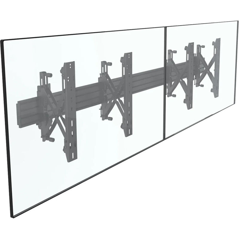 Mount-It! PRO 2 x 1 Video Wall Mount with Push-In Pop-Out Brackets