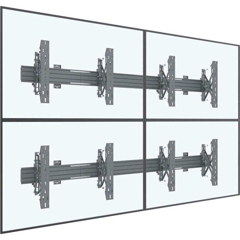 Mount-It! 2 x 2 Video Wall Mount with Push-In Pop-Out Brackets