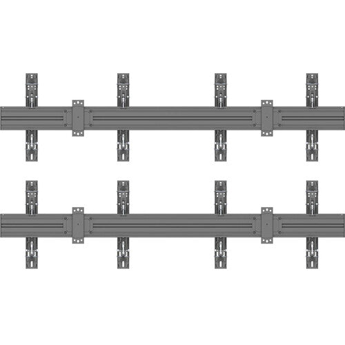 Mount-It! 2 x 2 Video Wall Mount with Push-In Pop-Out Brackets