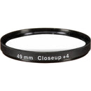 Nisha 49mm Close-Up Lens Set (+1, +2, +4, Macro)