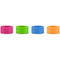 RODE COLORS 2 Set of Color-Coded Windshields, Rings & Tags for Wireless GO & Lavaliers (Set of 4)