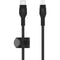 Belkin BOOST CHARGE PRO Flex USB-C to Lightning Male Cable (9.8', Black)