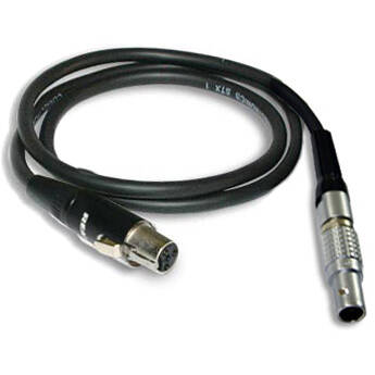 Hawk-Woods 2-Pin LEMO 0B Male to 4-Pin Mini-XLR Female Cable (15.75")