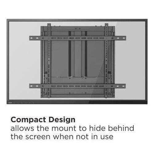 Mount-It! Height-Adjustable Wall Mount for 70" and Larger Interactive Touchscreen Displays