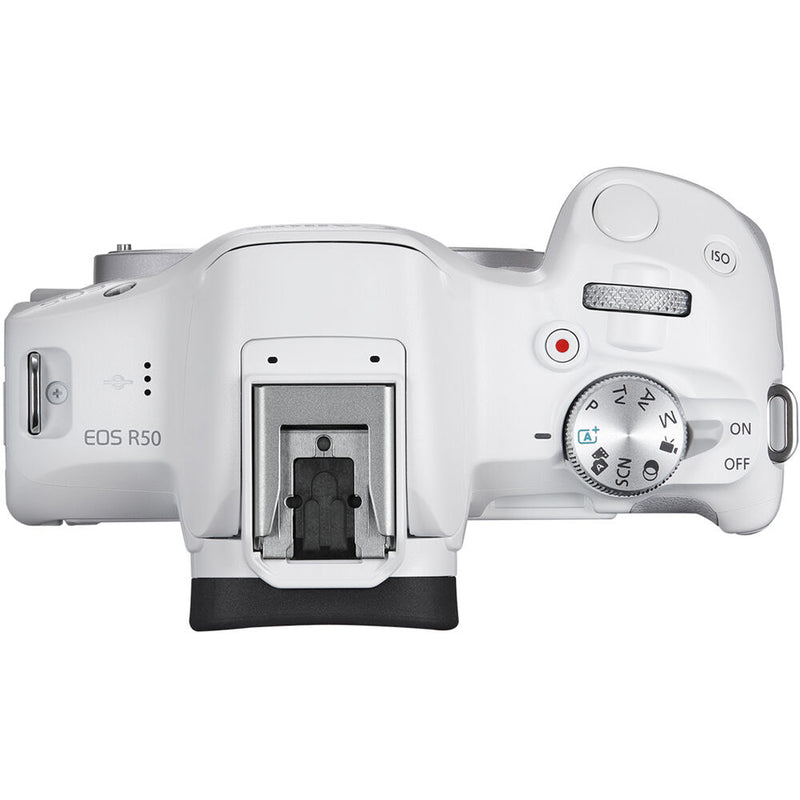 Canon EOS R50 Mirrorless Camera (White)