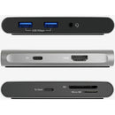 Plugable USB-C Docking Station with Phone/Tablet Stand