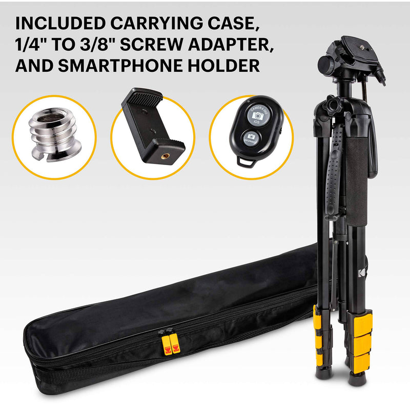 Kodak Photo Gear Lightweight Tripod with Monopod and Remote