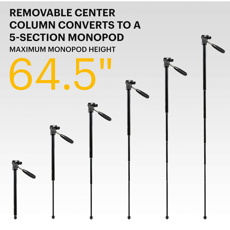Kodak Photo Gear Lightweight Tripod with Monopod and Remote