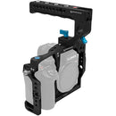 Kondor Blue Camera Cage with Top Handle for Panasonic Lumix S5II/X (Raven Black)
