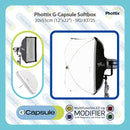 Phottix G-Capsule Rectangular Standard Softbox (12 x 22")