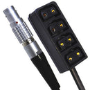 Hawk-Woods LEMO 0B 2-Pin to 4-Way Female D-Tap (11.8")