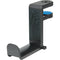Enhance Desk Gaming Headset Holder with Clamp on Under Desk Design (Black)