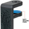 Enhance Desk Gaming Headset Holder with Clamp on Under Desk Design (Black)