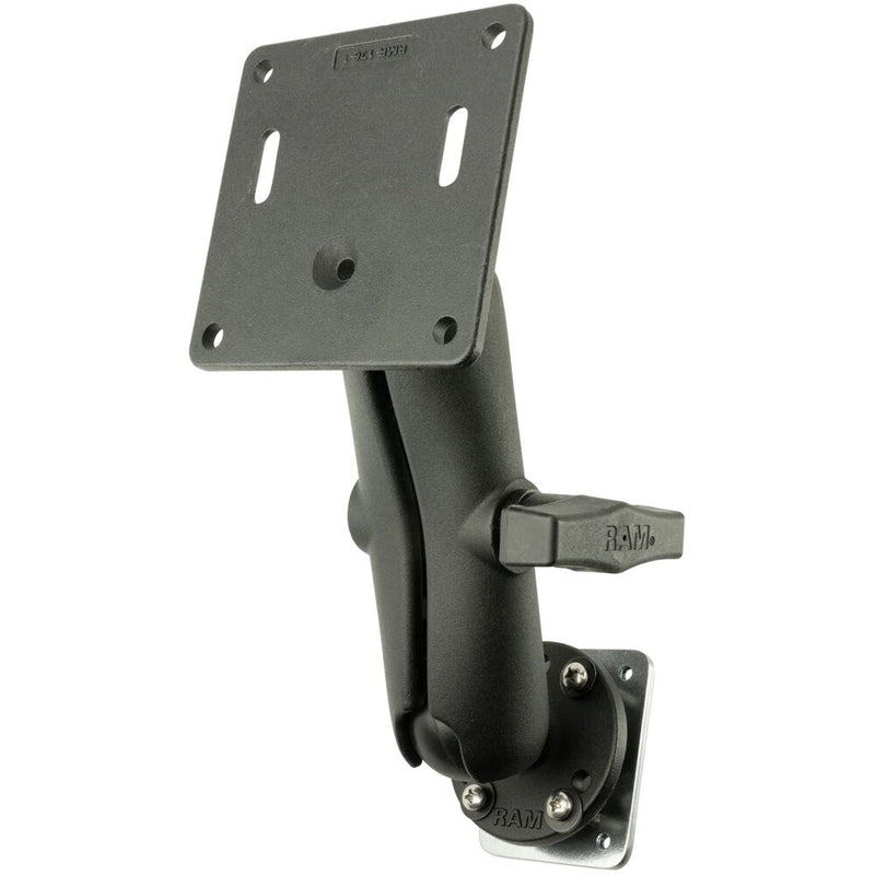 RAM MOUNTS Universal Backing Plate Mount with 75 x 75 VESA Plate