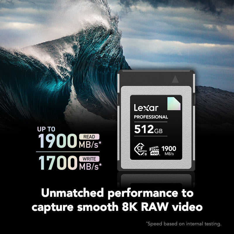 Lexar 512GB Professional CFexpress Type B Card DIAMOND Series