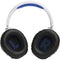 JBL Quantum 360P Console Wireless Over-Ear Gaming Headset (White/Blue)