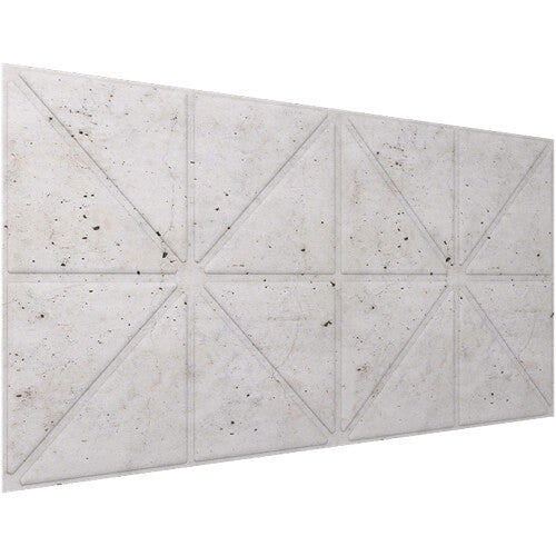 Vicoustic VicWallpaper VMT Triangles (Concrete 1, 46.85 x 23.43 x 0.39", 8-Pack)