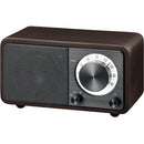 Sangean WR-7 Tabletop Wireless Bluetooth Speaker with FM Radio (Dark Cherry)