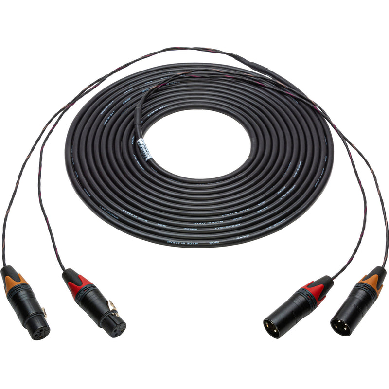 Sescom 2-Channel XLR Male to XLR Female Audio Snake Cable (10')