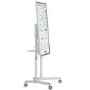 Atdec Mobile Cart Mount for 70" Display (White)