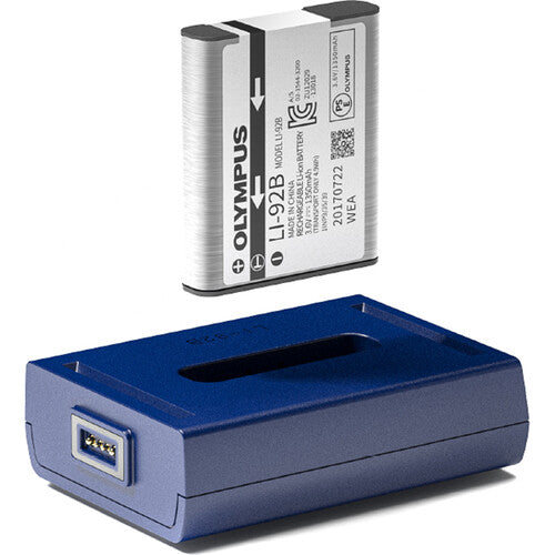 bronine Olympus LI-92B Camera Battery Charging Kit