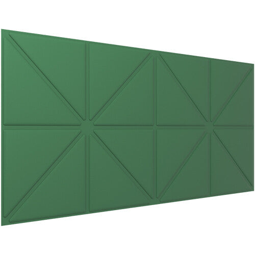 Vicoustic VicWallpaper VMT Triangles (Musk Green, 46.85 x 23.43 x 0.39", 8-Pack)