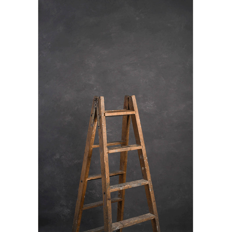 GravityBackDrops Hand Painted Classic Collection Mid Texture Backdrop (Mid Gray, 6.2 x 8.9')