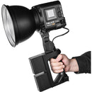 Yongnuo YNLUX100 Pro Bi-Color LED Monolight (Handheld Kit)