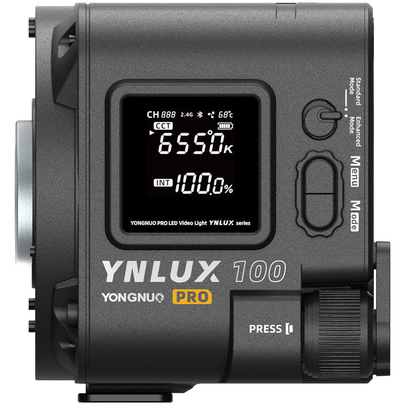 Yongnuo YNLUX100 Pro Bi-Color LED Monolight (Handheld Kit)