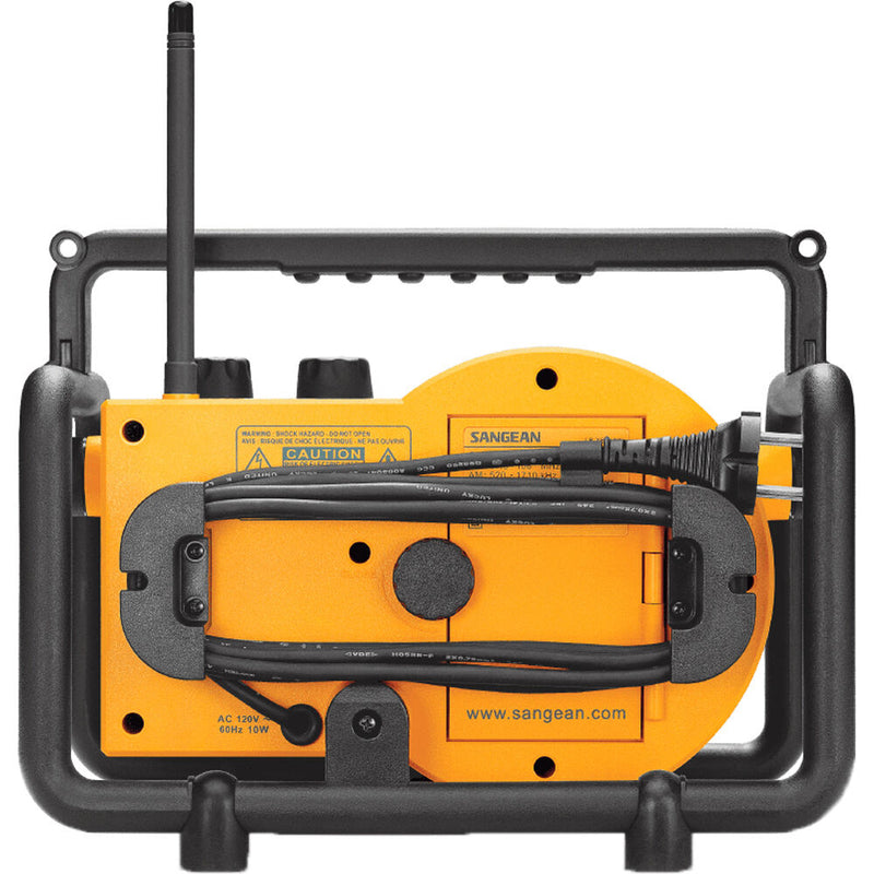 Sangean LB-100 Lunchbox Portable Ultra-Rugged AM/FM Radio (Yellow)
