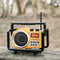 Sangean LB-100 Lunchbox Portable Ultra-Rugged AM/FM Radio (Yellow)