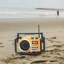 Sangean LB-100 Lunchbox Portable Ultra-Rugged AM/FM Radio (Yellow)