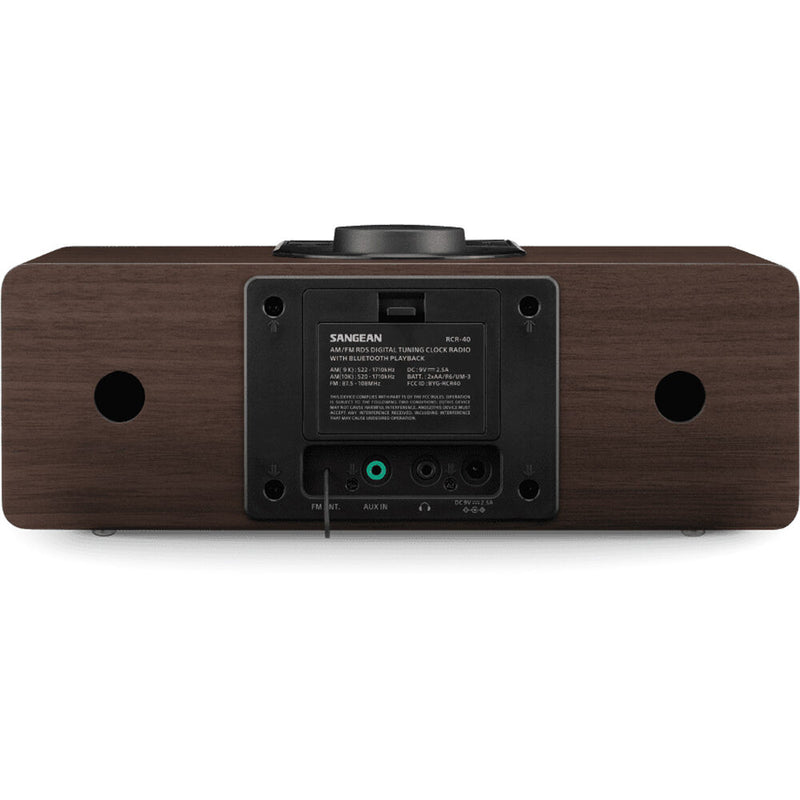 Sangean RCR-40 AM/FM-RBDS/Bluetooth Tabletop Radio