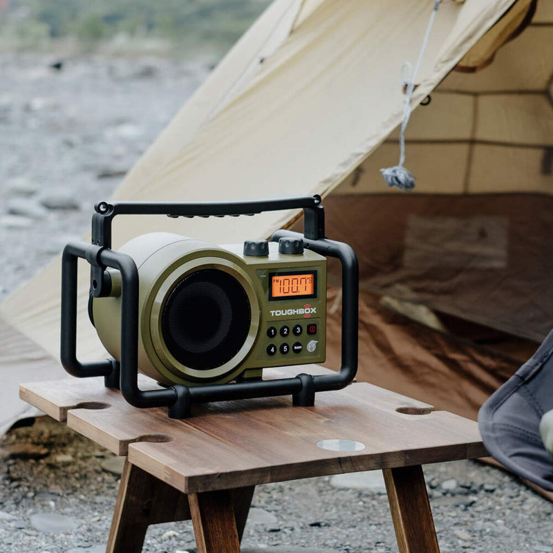 Sangean TB-100 Toughbox Portable Ultra-Rugged AM/FM Radio (Green)