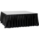 MyStage Portable Stage with Railing, Skirt, and Stairs Kit (8 x 16')