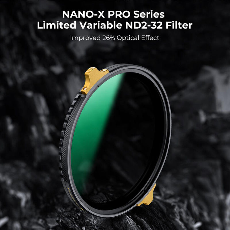 K&F Concept Nano-X Pro Series ND2-32 Filter (67mm, 1 to 5-Stop)