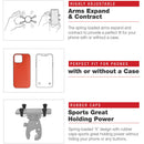 RAM MOUNTS X-Grip Phone Mount with Low-Profile Medium Tough-Claw (for 1.9 - 3.25" Smartphones)