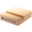 Filmsticks Upright Wooden Holder for Clapperboards and Mobile Devices