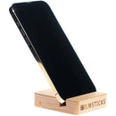 Filmsticks Upright Wooden Holder for Clapperboards and Mobile Devices
