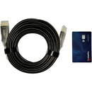 Tera Grand 8K HDMI 2.1 Copper Fiber Optic Hybrid Cable (50')