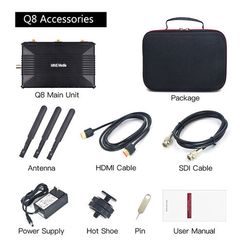 MiNE Media Q8 4G Live Streaming Bonding Video Encoder