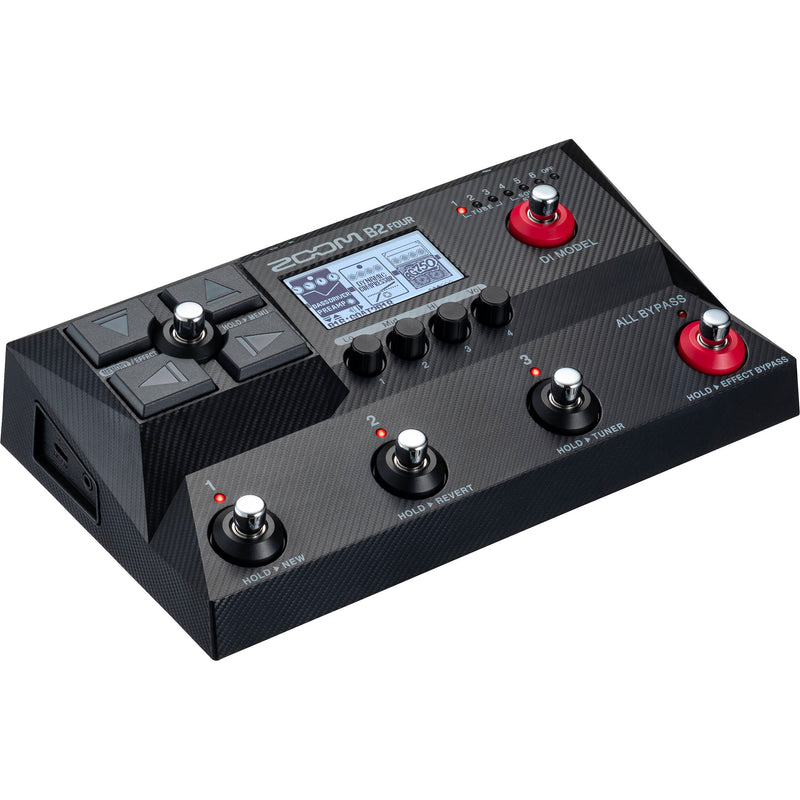 Zoom B2 Four Amplifier and FX Emulator Pedal