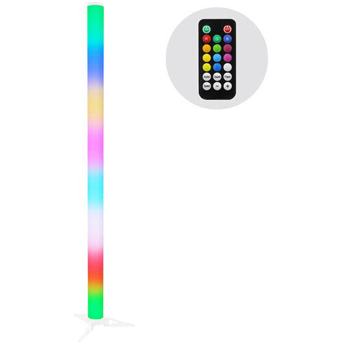JMAZ Lighting Galaxy Tube Wireless 3.3' RBG LED Tube Light Kit (6-Pack)
