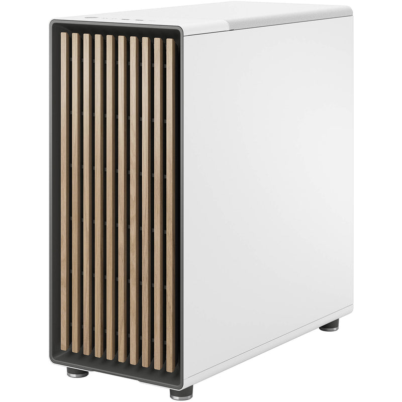 Fractal Design North Mid-Tower Case with Mesh Side Panel (Chalk White)