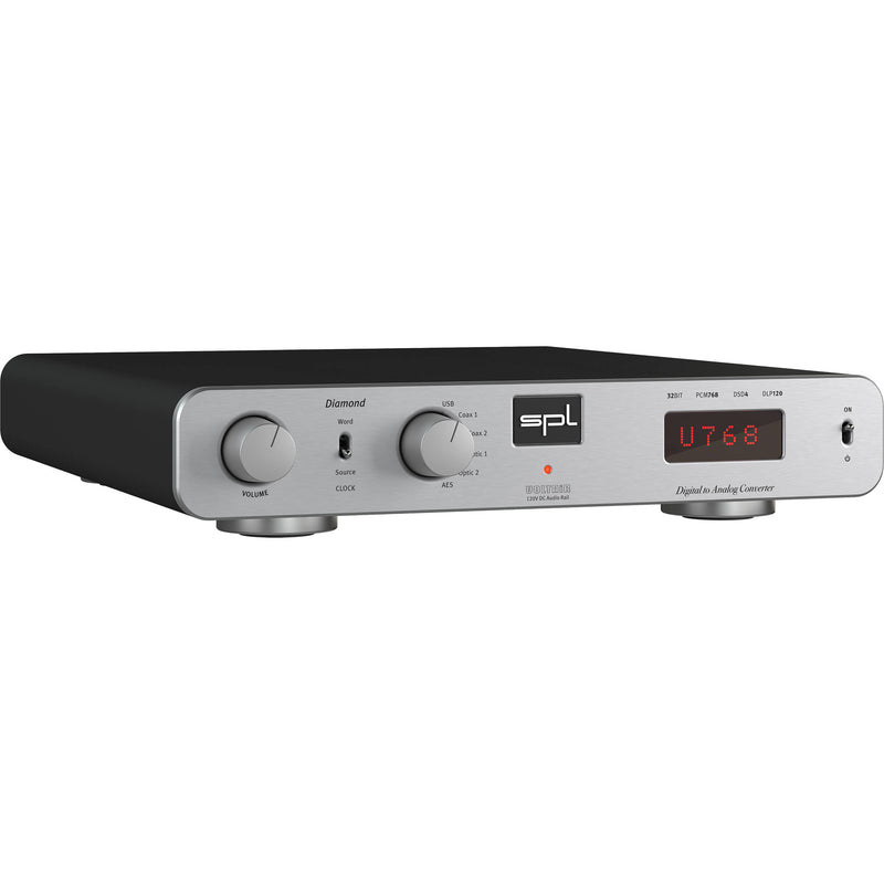 SPL Diamond Desktop DAC and Preamplifier (Silver)