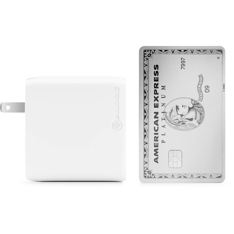 ALOGIC 68W Rapid Power 2-Port USB-C PD GaN Charger (White)