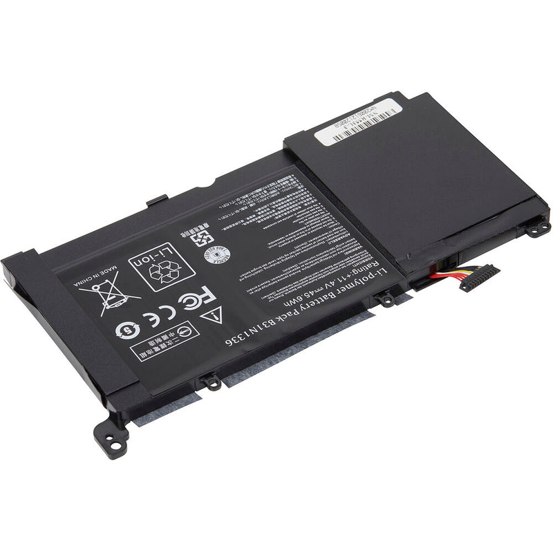 Dantona 11.4V 4000mAh Lithium Ion battery fits the ASUS R553LF