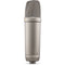 RODE NT1 5th Generation Large-Diaphragm Cardioid Condenser XLR/USB Microphone (Silver)