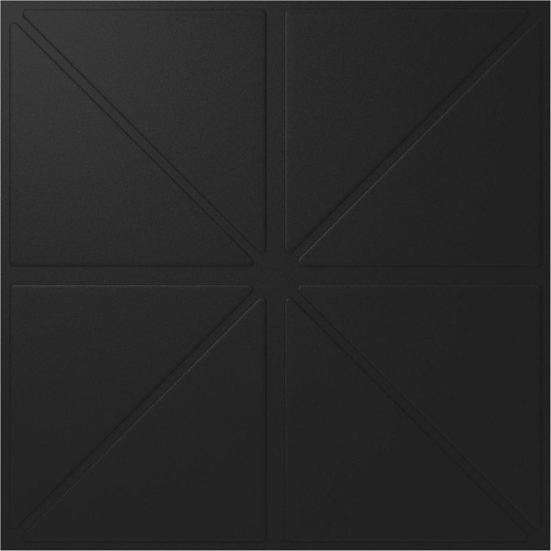 Vicoustic VicWallpaper VMT Triangles (Black, 23.43 x 23.43 x 0.39", 8-Pack)